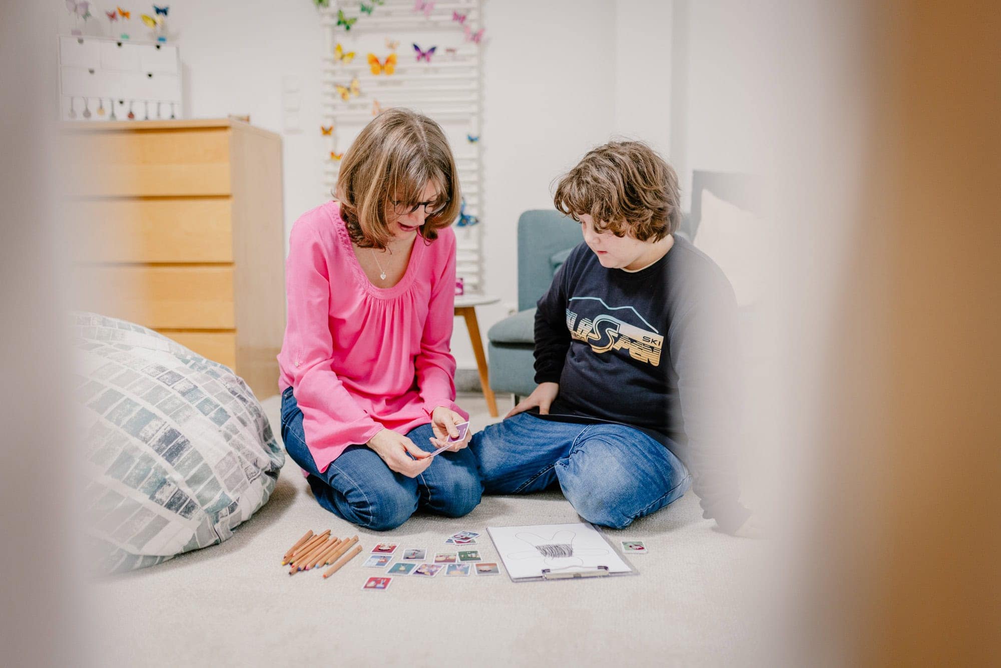 Coachingarbeit mit einem Kind im Praxisalltag einer Kinder- und Jugendcoachin in Eppstein